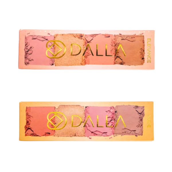 Paleta Blush, Contorno e Iluminador Dalla - Image 3