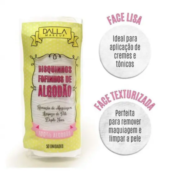 Disquinhos Fofinhos de Algodão Dalla Makeup - Image 2