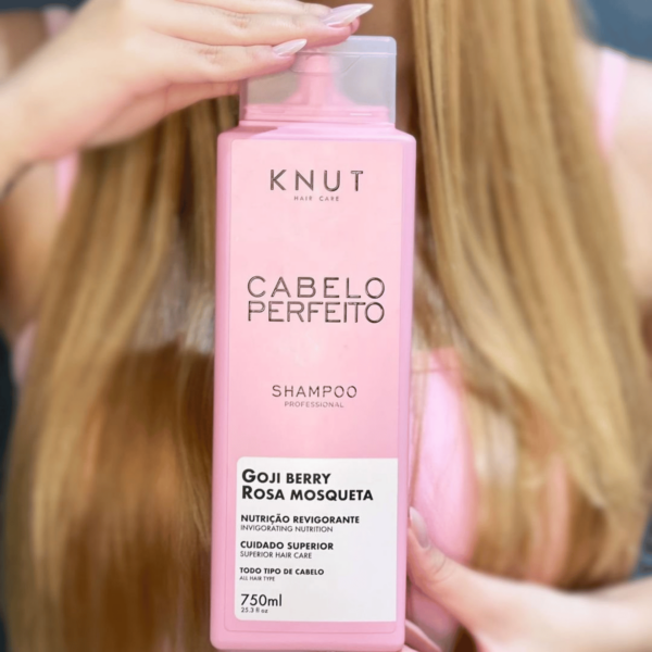 KNUT Kit Cabelo Perfeito Shampoo 750ml + Condicionador 550ml - Image 2