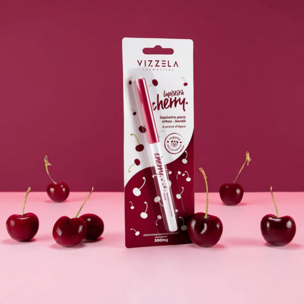 Lapiseira para Olhos Cherry Bordô Vizzela - Image 4