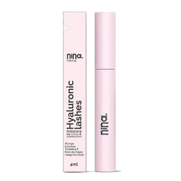 Máscara Cílios Alonga e Define Nina Makeup Pantenol - Image 4