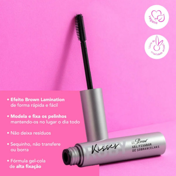 Gel Fixador de Sobrancelhas Go Brow Ruby Kisses - Image 5