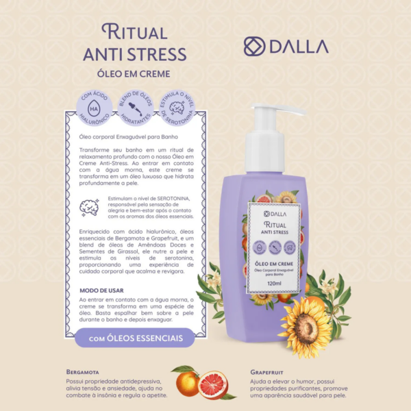 Óleo em Creme Ritual Anti-Stress Dalla Makeup - Image 3
